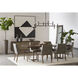 Donnelly 95 X 39.5 inch Antique Brass / Dark Mango Dining Table